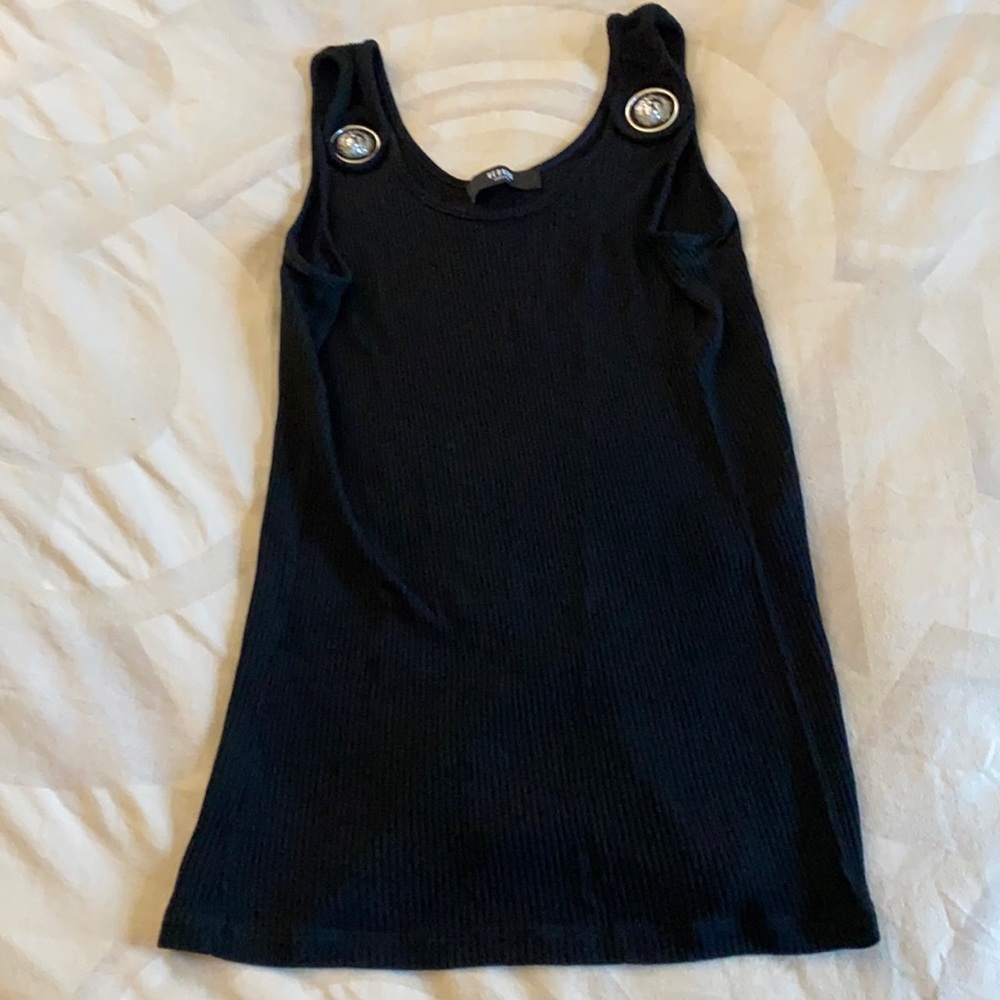 Versace Versus Tank lionhead ribbed tank top SMALL